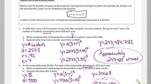 8.3: Applications of Exponential Functions