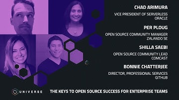 The keys to open source success for enterprise teams - GitHub Universe 2018