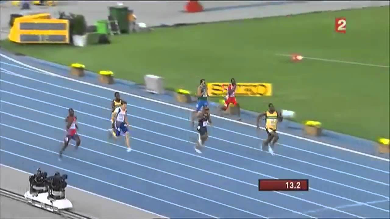Usain Bolt's 100m world record in Berlin 👀🔥  | World Athletics Championships Berlin 2009