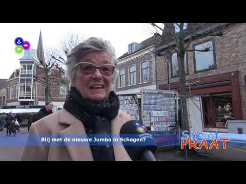 Straatpraat - Bent u blij met de Jumbo in Schagen?