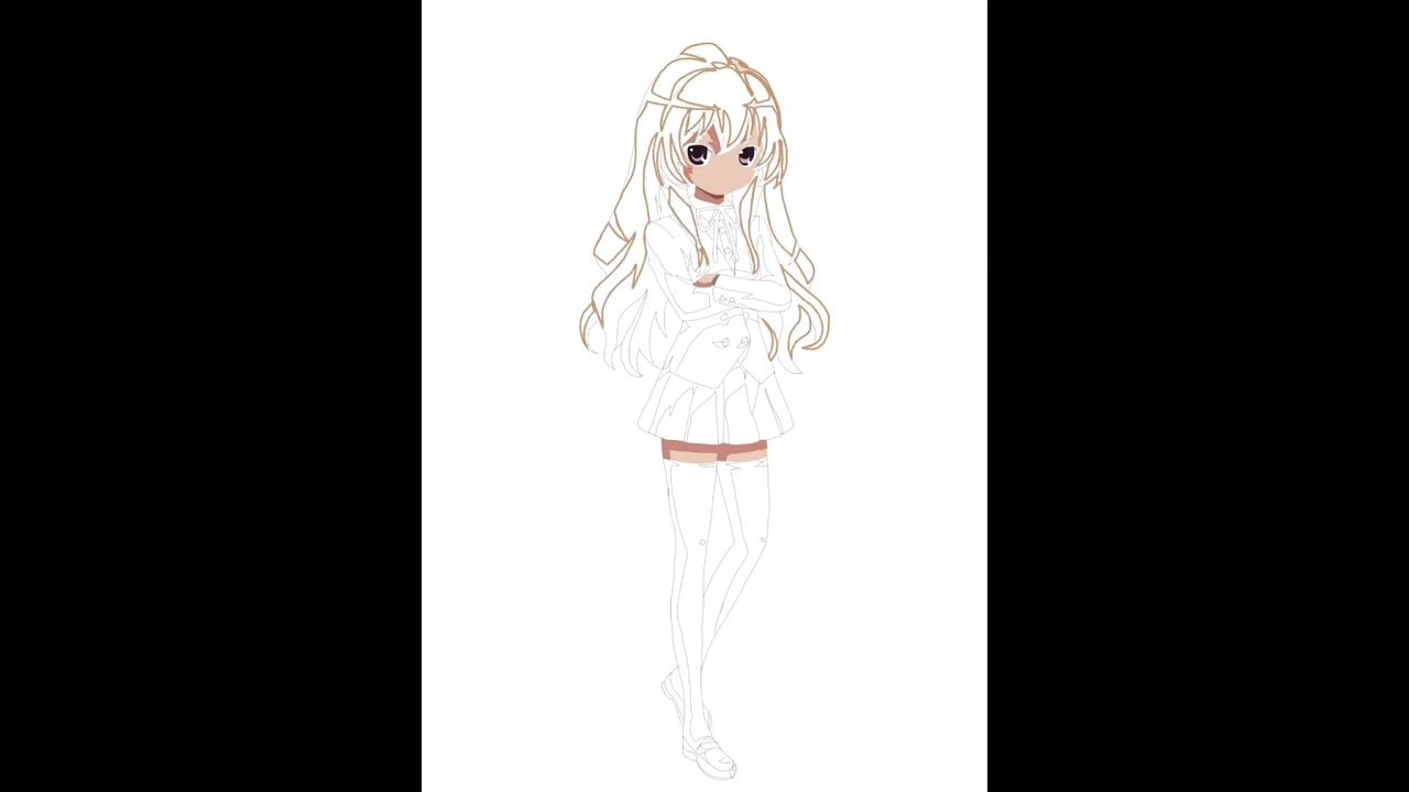 Drawing Taiga aisaka from Toradora 