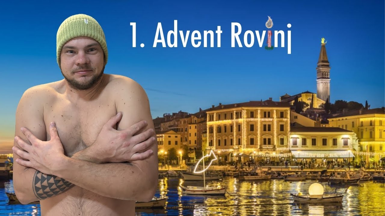 Chorvatsko 2025: první adventní víkend v Rovinji