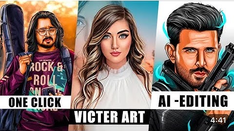 Create victor Art Image Just One Click |Cartoon Photo Editing in mobile AI Avatar Photo Editing