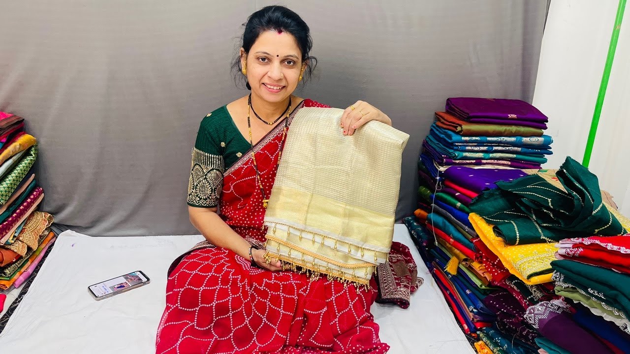 soft silk paithani live |pure silk||Wedding season | shubham paithani yeola #paithan