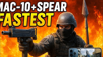 MAC 10 + SPEAR 🔥 FASTEST Call Of Duty Mobile Gameplay 📱Iphone 12 Pro MAX