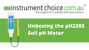 Unboxing the pH220S Soil pH Meter with Separate Electrode