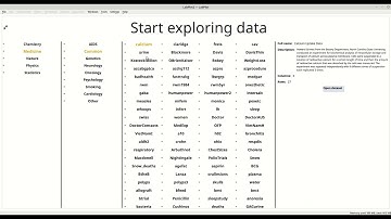 LabPlot - Welcome Screen