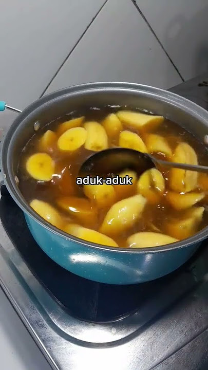 cara bikin kolak pisang yang simple