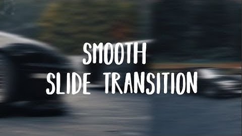 HOW TO MAKE A SIMPLE SMOOTH SLIDE TRANSITION - Sony Vegas Pro