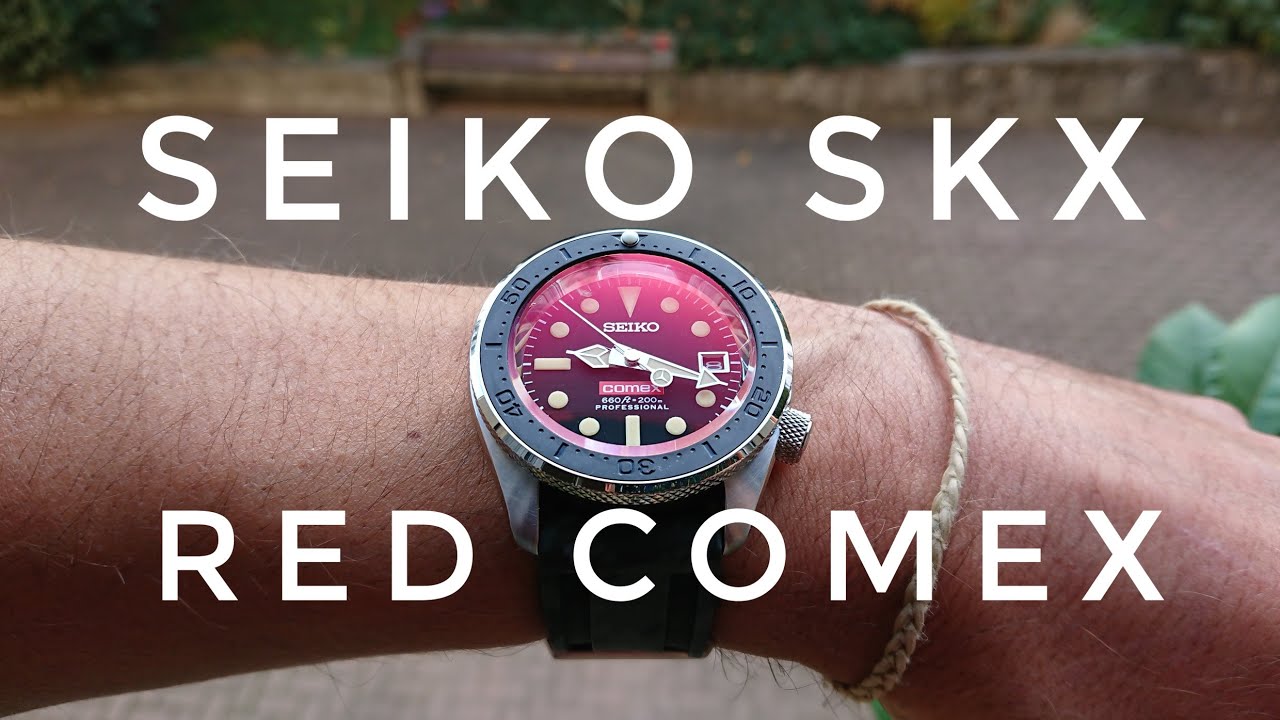  Seiko SKX mod - 50 layers of Lume COMEX dial! - YouTube