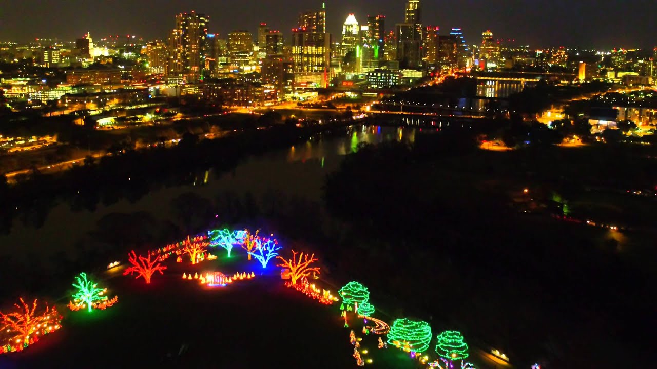Flying Over Austin Texas Trail Of Lights 2018 In 4k Flying Over Austin Texas Trail Of Lights 2018 In 4k Shannon Wong You
