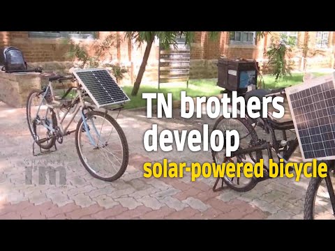 Tamil Nadu brothers develop solar-powered bicycle