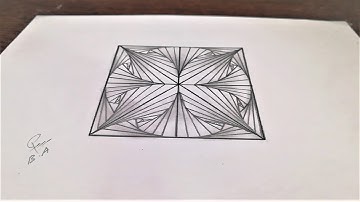 draw zentangle patterns ||drawing new shapes of triangles || #zentangle #artwork #satisfying