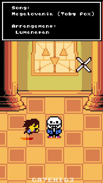 Frisk tries to fight Sans (Undertale Animation) #shorts #videogames