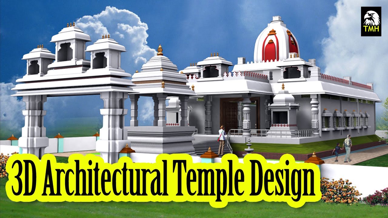 3D Model Architecture |Temple Design - YouTube