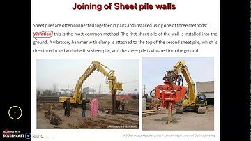 Unit 1   Sheet Pile wall Part 1