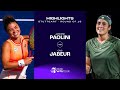 Jasmine paolini vs ons jabeur  2024 stuttgart round of 16  wta match highlights