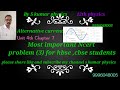 Unit 4th chapter 7 Alternative current ncert problem with solution(3)12th physics cbse,hbse.