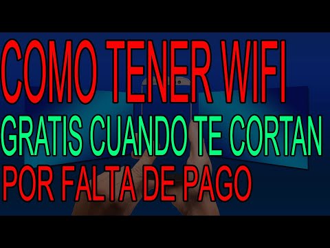 COMO TENER WIFI GRATIS CUANDO ME CORTAN POR FALTA DE PAGO 2020