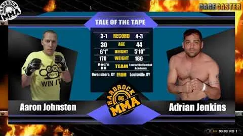Hardrock MMA 86 Fight 3 Adrian Jenkins vs Aaron Jo...