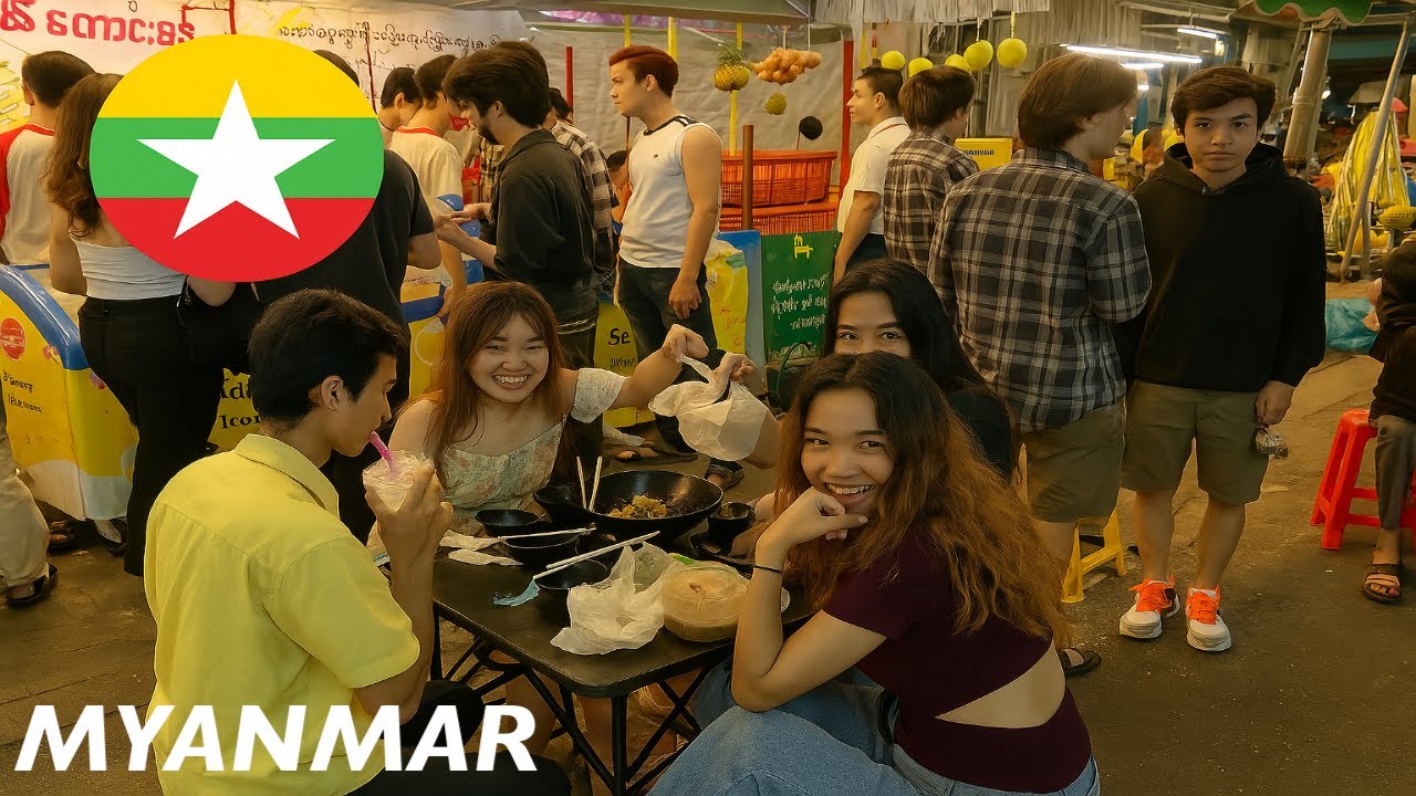 🇲🇲 Yangon’s Chinatown After Dark - A Delicious Night on 19th Street