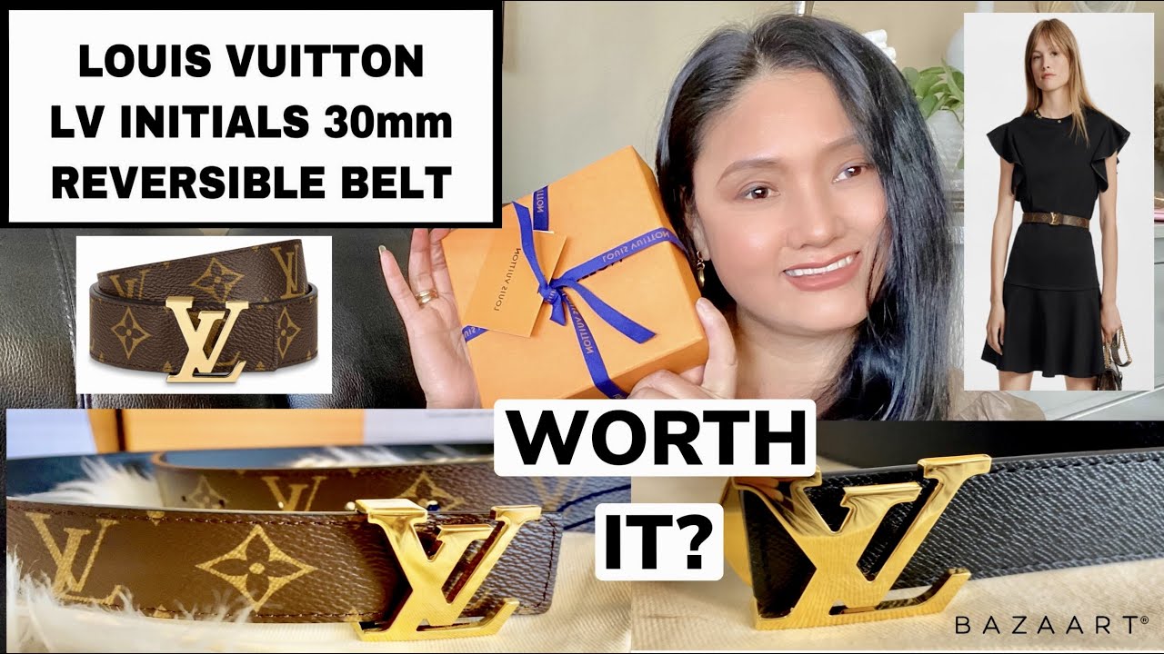 Louis Vuitton Initiales Reversible Belt 30mm Unboxing & Review I
