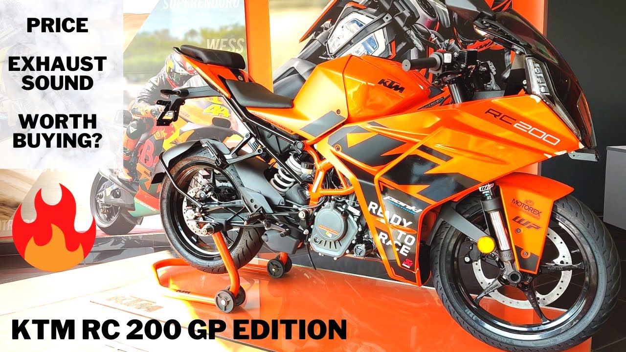 2022 KTM RC 200 GP Edition Old Style New Vibe Price, Exhaust Sound