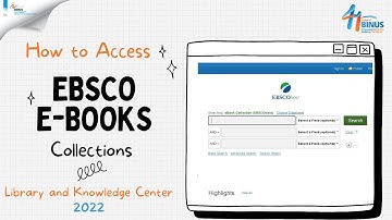 How To Access EBSCO eBooks