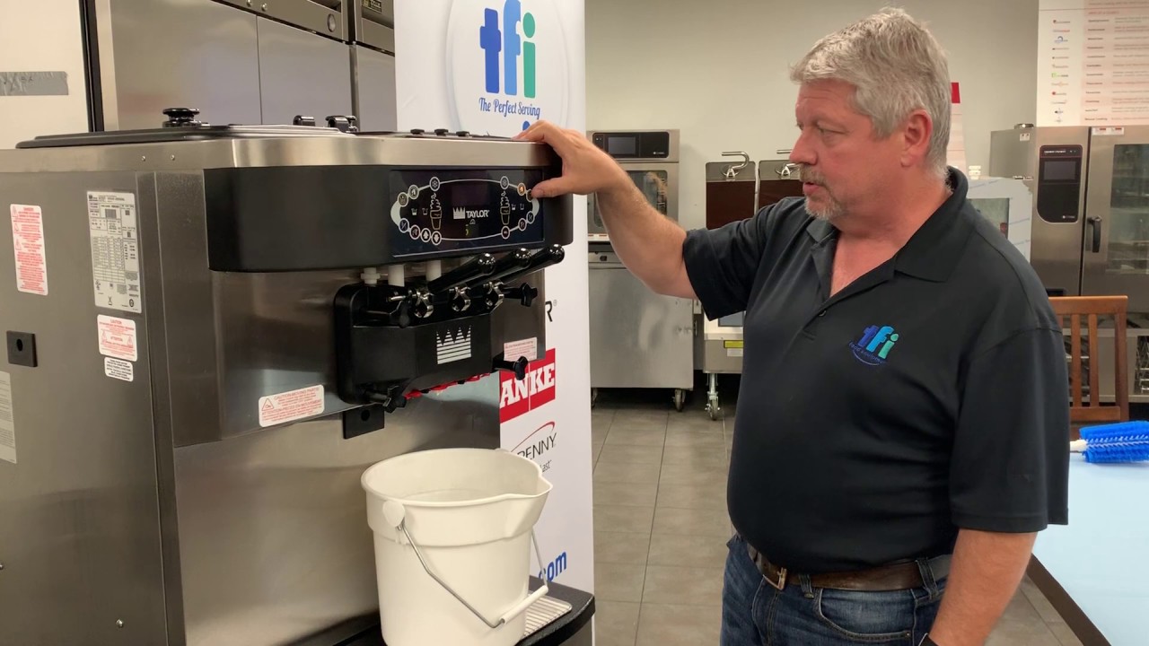 Taylor C712 Soft Serve Machine Cleaning & Disassembly - YouTube