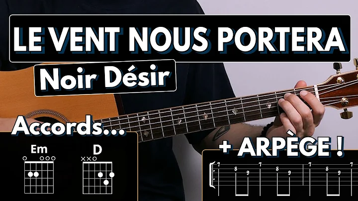 学弹《Le Vent Nous Portera》法国摇滚乐队Noir Désir经典歌曲教学