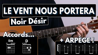 Jouer Le Vent Nous Portera - Noir Désir | Tuto Guitare (Tablature & Partition) Resimi