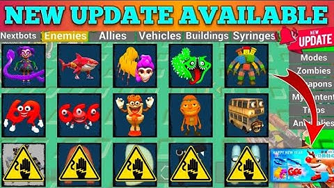 Update 10.0.6 Nextbots In Playground Mod! Addon New Map Update is now available