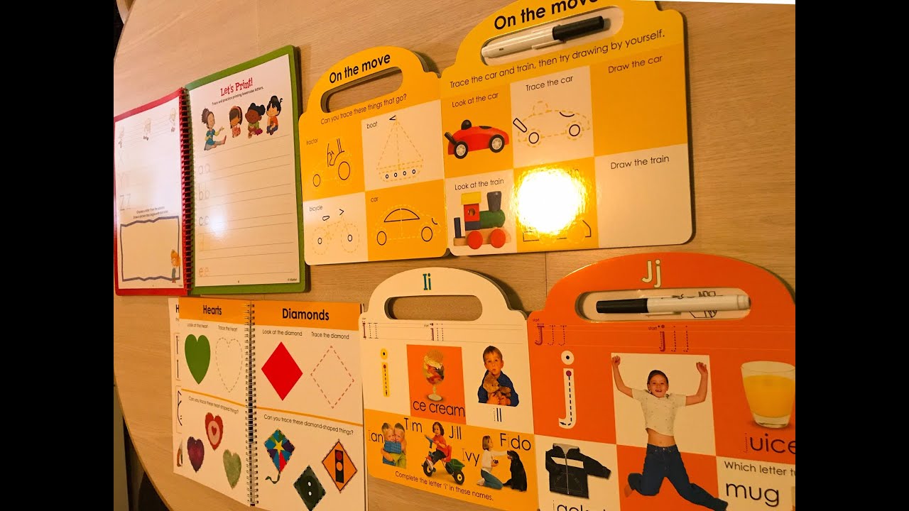 Toddler/Preschooler- Printing and Tracing workbooks review