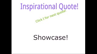 Inspirational Quotes Showcase!