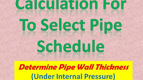 Pipe wall thickness calculation as per ASME B31.3