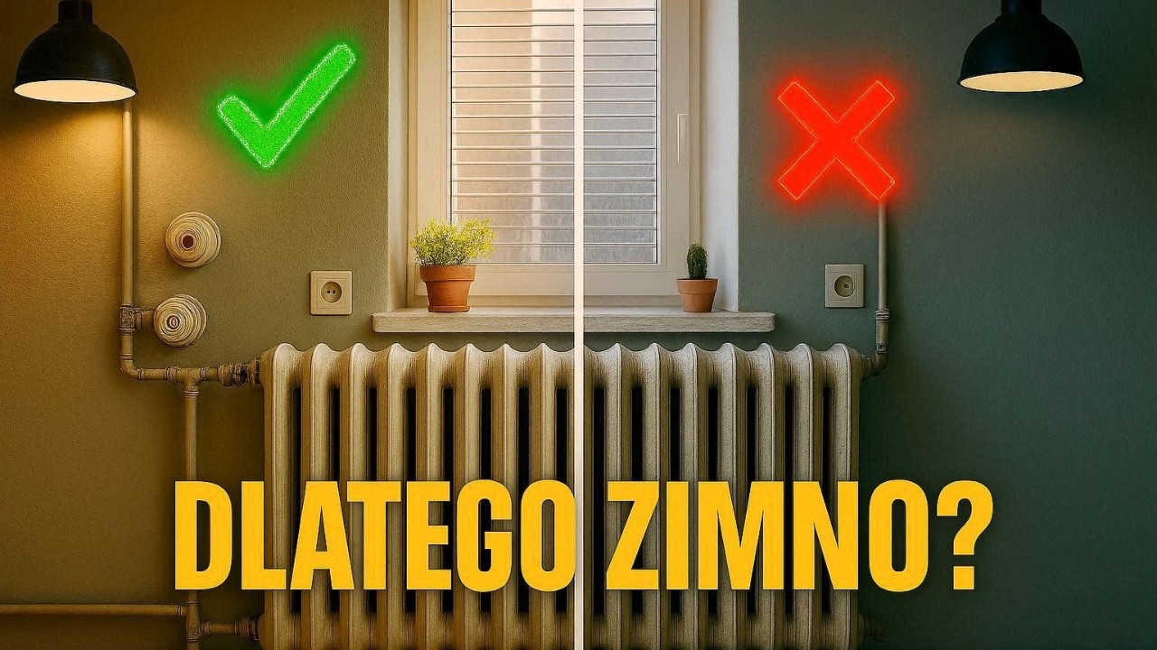 Jak naprawić grzejnik - grzejnik gorący a w pokoju zimno