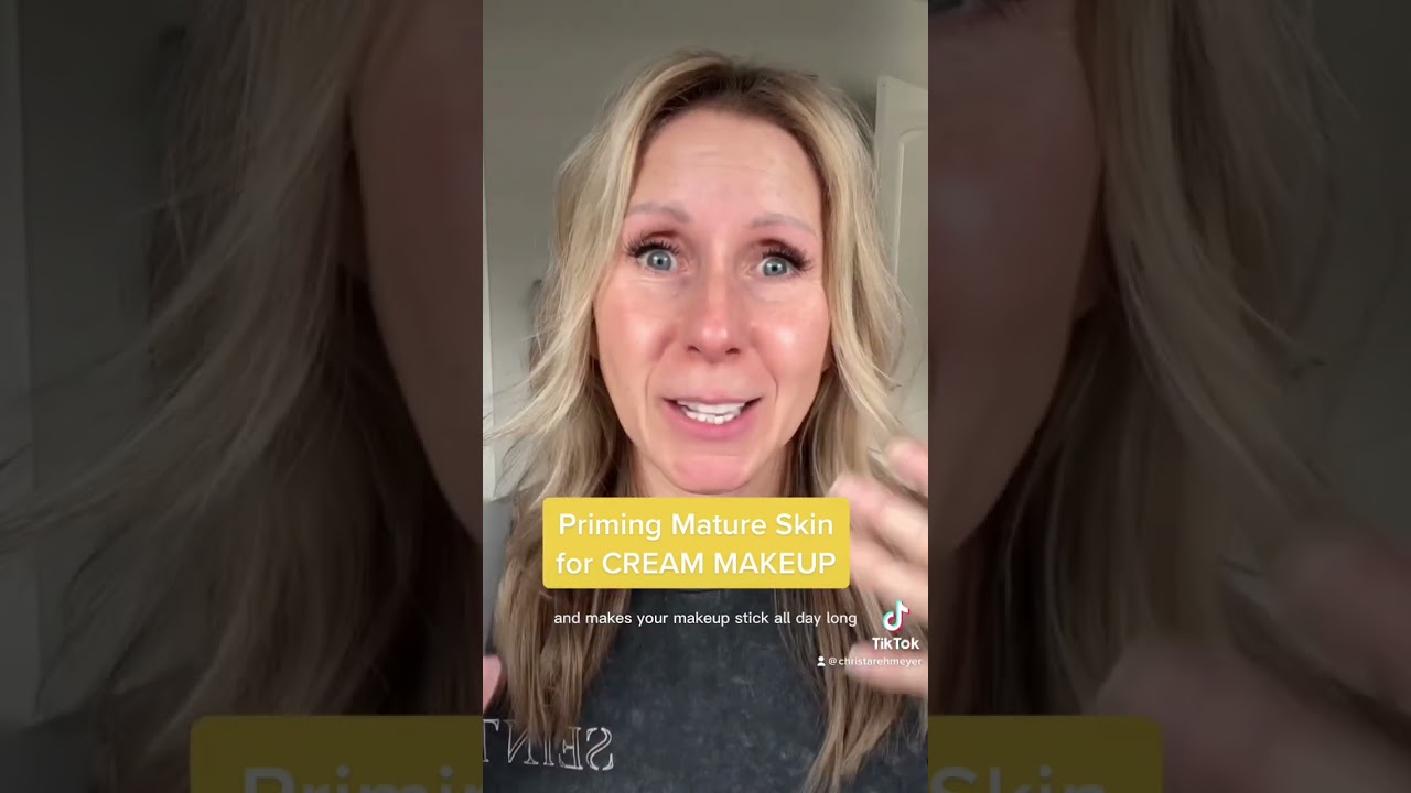 Priming 40+ Mature Skin for Cream Makeup 