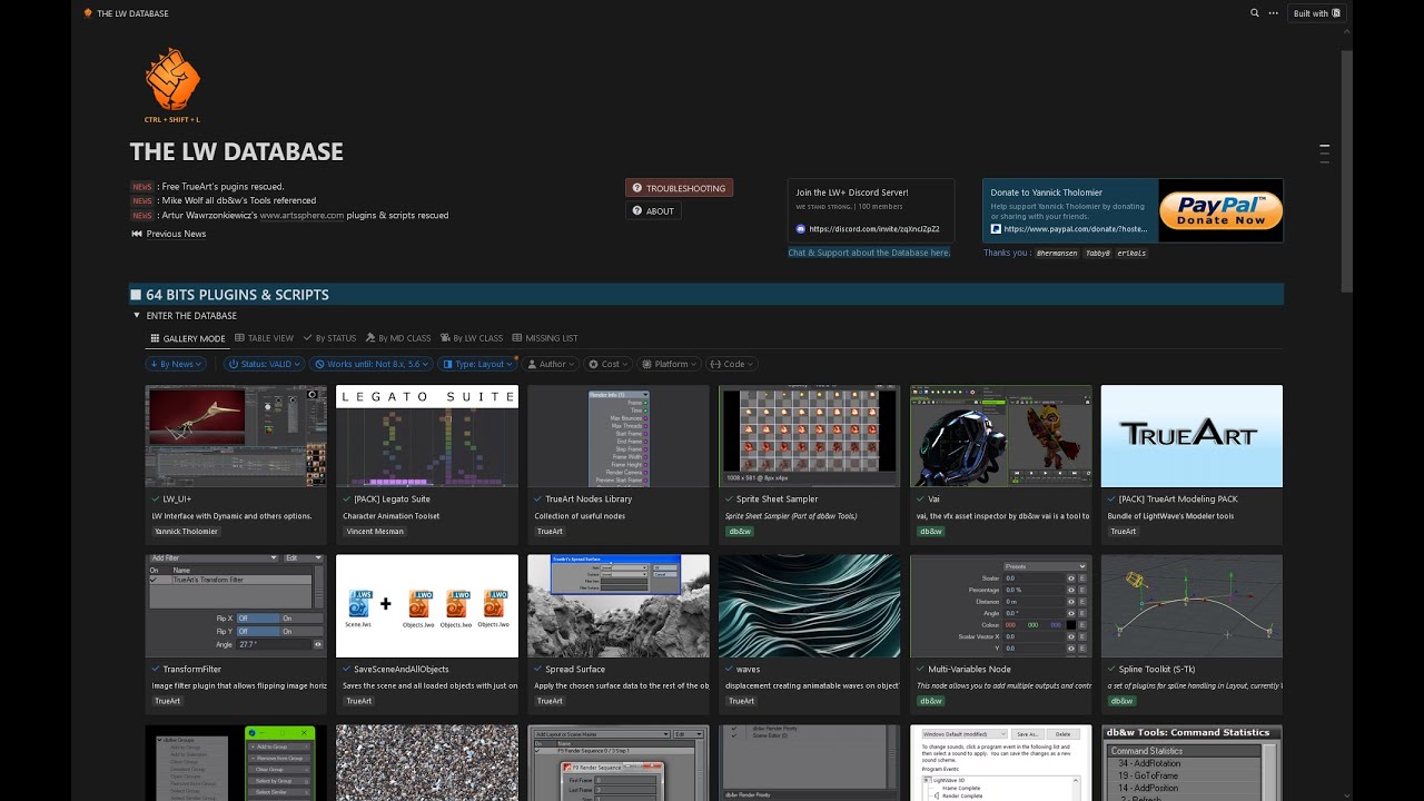 LightWave Plugins Database - YouTube