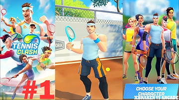 Tennis Clash: 3D Sports - Free Multiplayer Games: Gameplay Walkthrough Part 1 (iOS, Android)