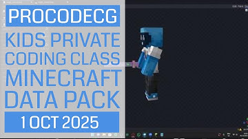 ProCodeCG Kids Private Coding Class - Keano - Day #2/5 - 1 Oct 2025