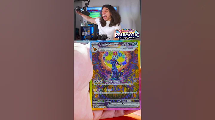 Umbreon Pull REACTION Prismatic Evolutions #shorts #short #pokemon #shortvideo #shortsvideo #pokémon