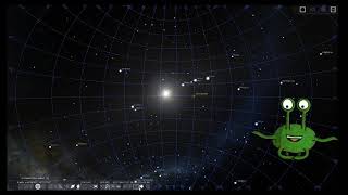 Lunar Travel Anomaly in Stellarium Planetarium Software screenshot 3