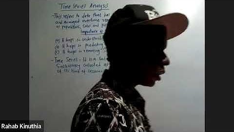 TIME SERIES ANALYSIS LESSON 1