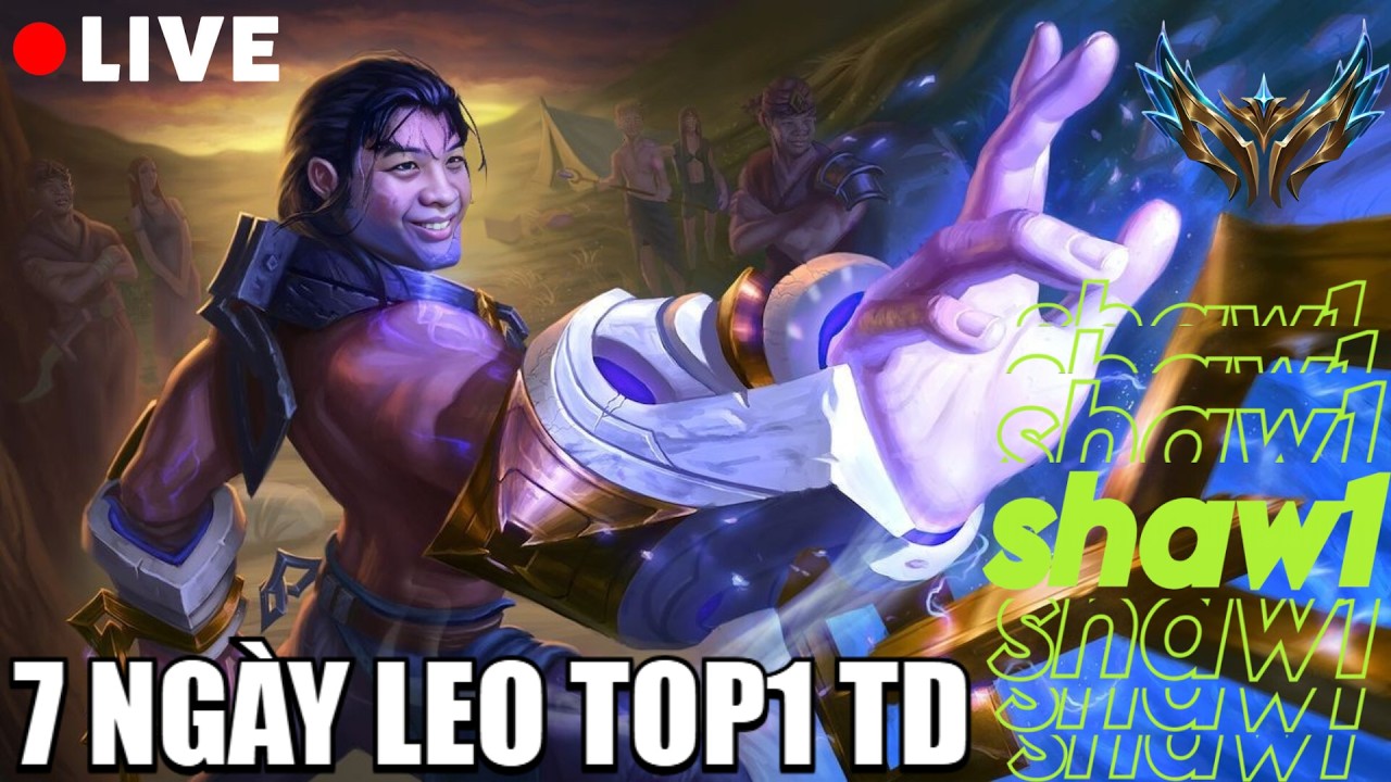 THỬ THÁCH 7 NGÀY LEO TOP1 TD : DAY2 10XX START 😱