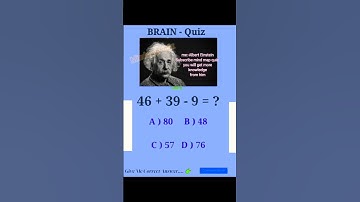 Even Einstein failed! 😱🤯Subscribe if you got it right! 🔥  #MathQuiz#BrainTeaser #Shorts #ViralQuiz