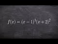 How to Find Zeros, Multiplicity and End Behavior to Graph of a Polynomial