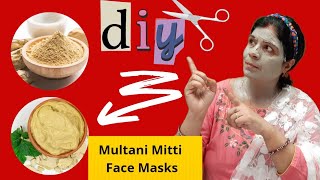 Multani Mitti Face Masks / Packs | DIY Face Mask For Glowing Skin |