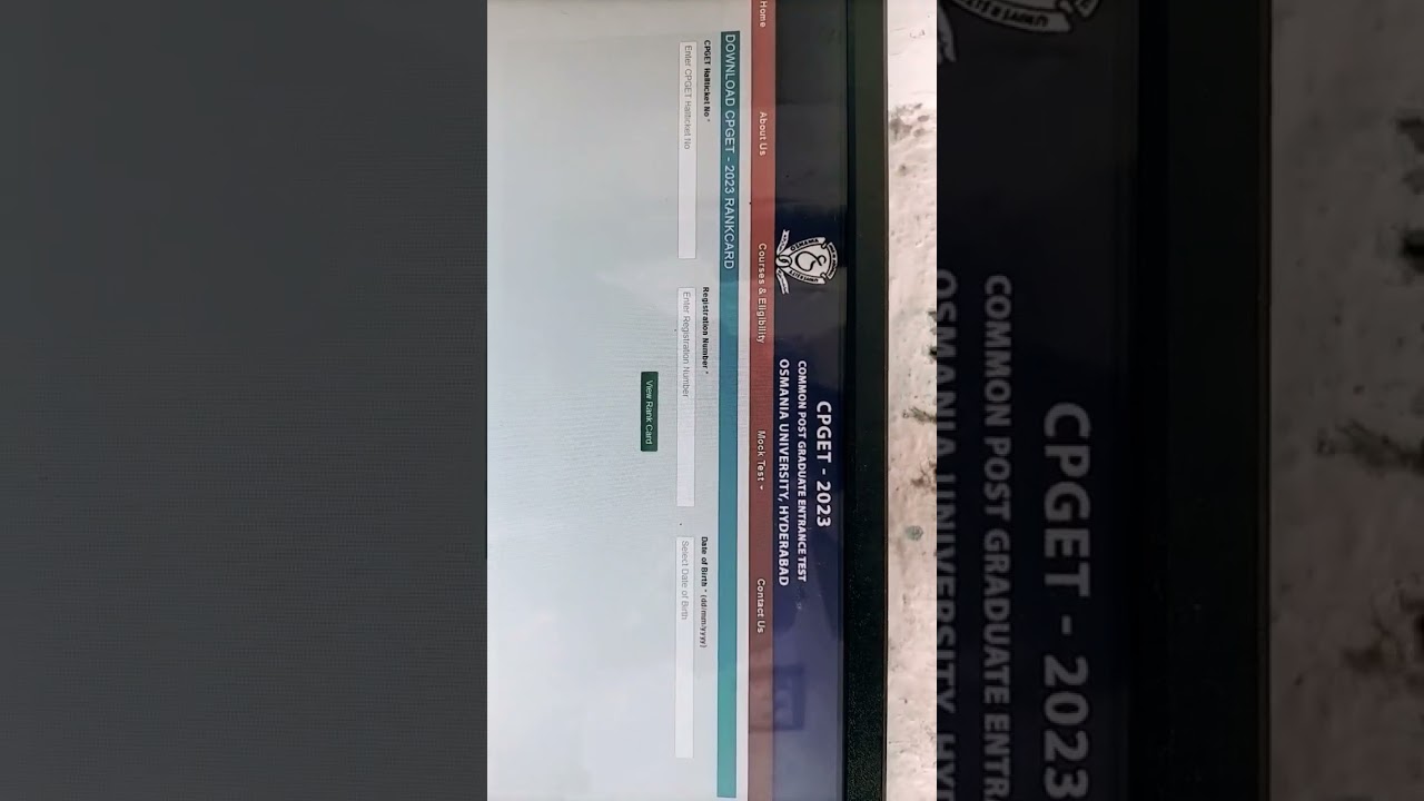 TS CPGET 2023 Rank Card Out