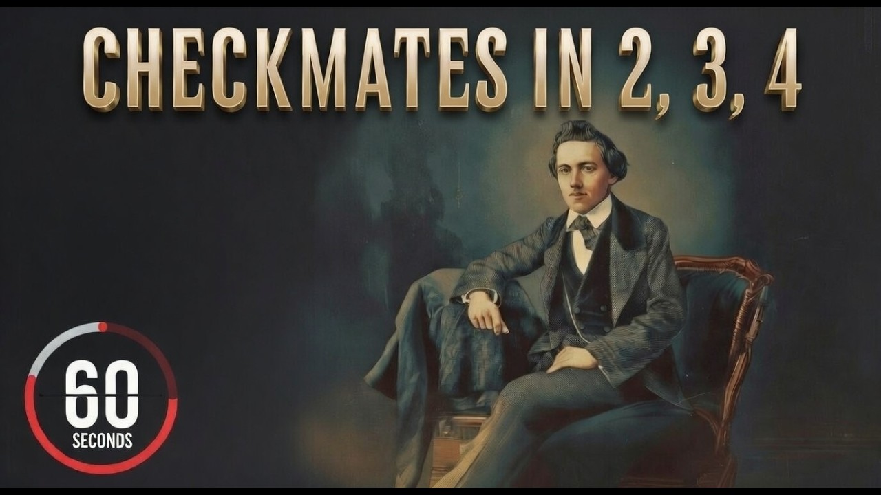 ♟️ Chess 24/7 [ Live ] Checkmate's in 2, 3 or 4 Moves - 60s Think Time | Focus #chess