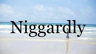 How To Pronounce Niggardly🌈🌈🌈🌈🌈🌈Pronunciation Of Niggardly
